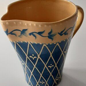 Foreside Home - Hand Painted Ceramic Pitcher